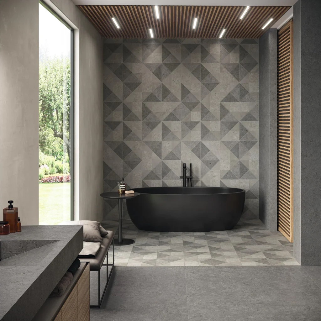 Badezimmer mit Mosaik Fliesen